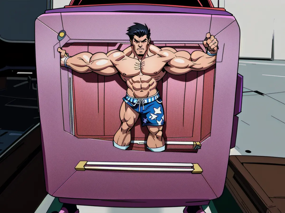 Luggage of the critic, securely fastened and upright. Suitcase of the reviewer, properly sealed, vertically positioned.