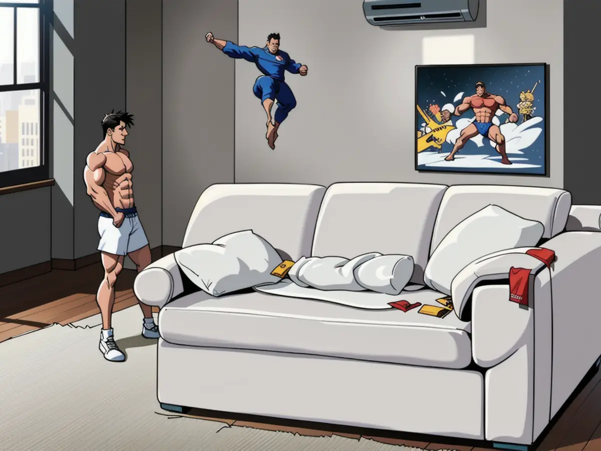 Huge, white modular sofa featuring built-in storage compartments. Spacious white modular couch featuring hidden storage compartments.