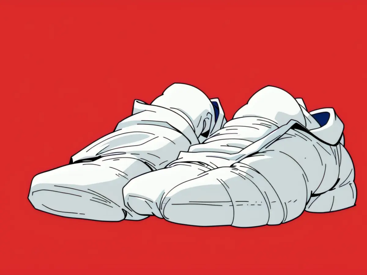White Footwear on Display White Footwear on Display