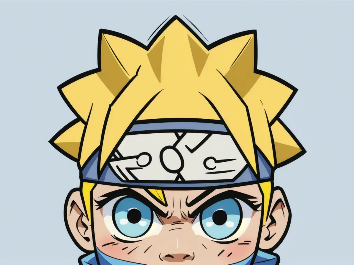 Naruto-themed surveillance sticker revealed Naruto Triggered Lookalike Decal