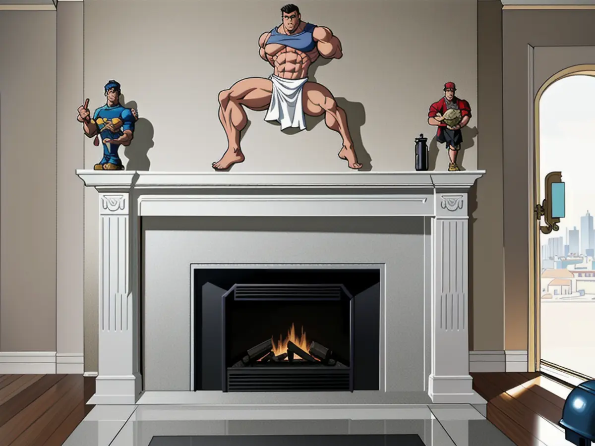 Fireplace transformed using whitewash kit, now boasts a pristine white appearance. Fireplace Transformed: Successful Application of Whitewash Kit