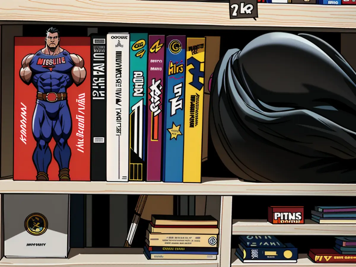 Exposed Bookcase Hiding a Collection of Colorful Books and Concealed Cords Exposed Bookcase Reveals Hidden Cable Arrangement Behind Colorful Book Spines
