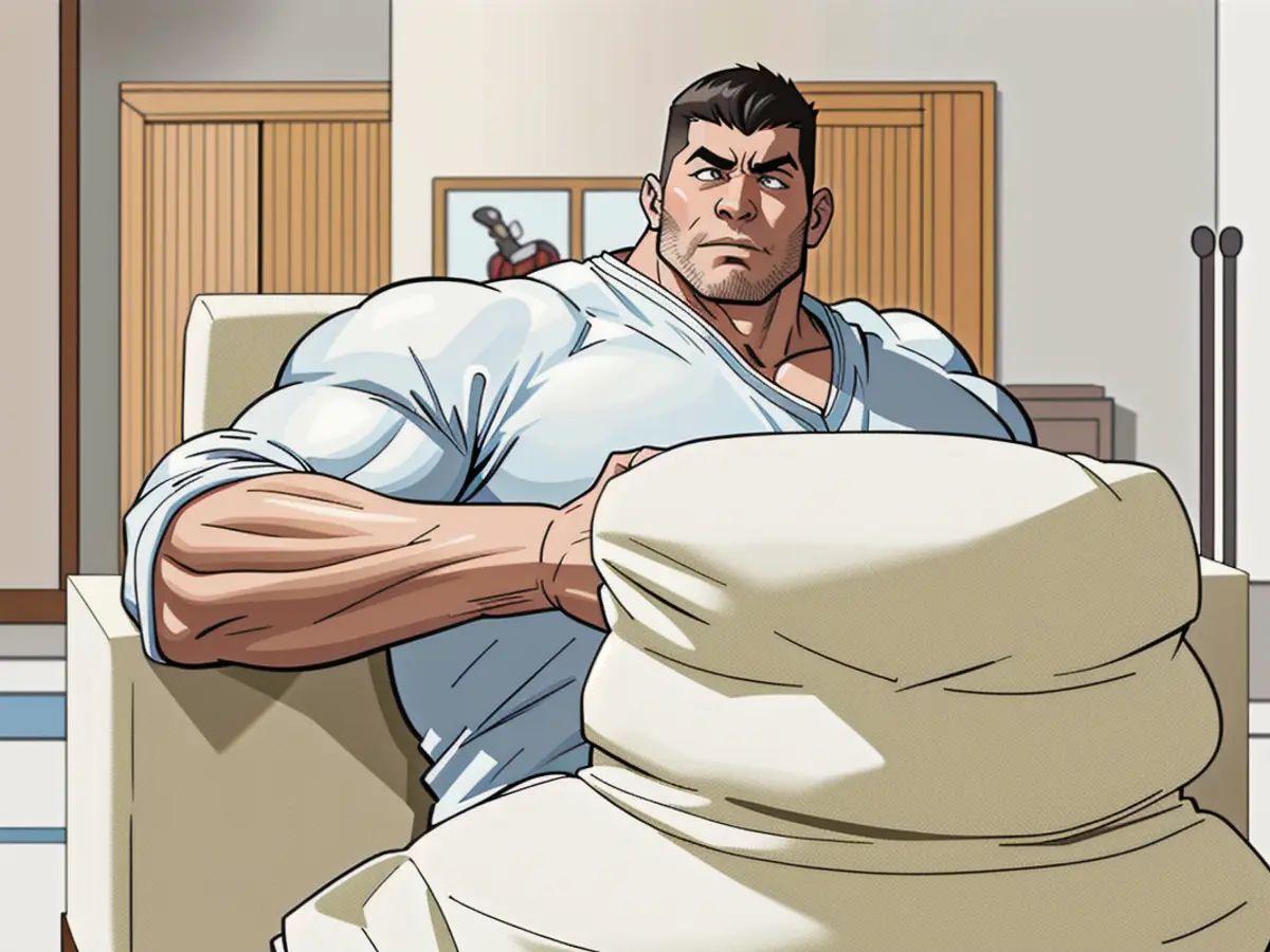 Chair-facing ottoman arrangement found in a certain setting.