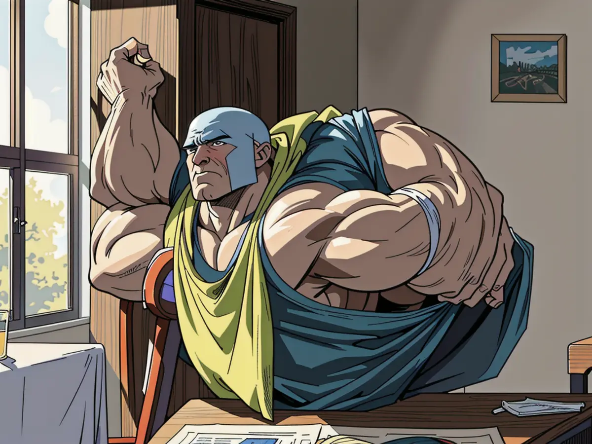 Adjoining table near a seating area