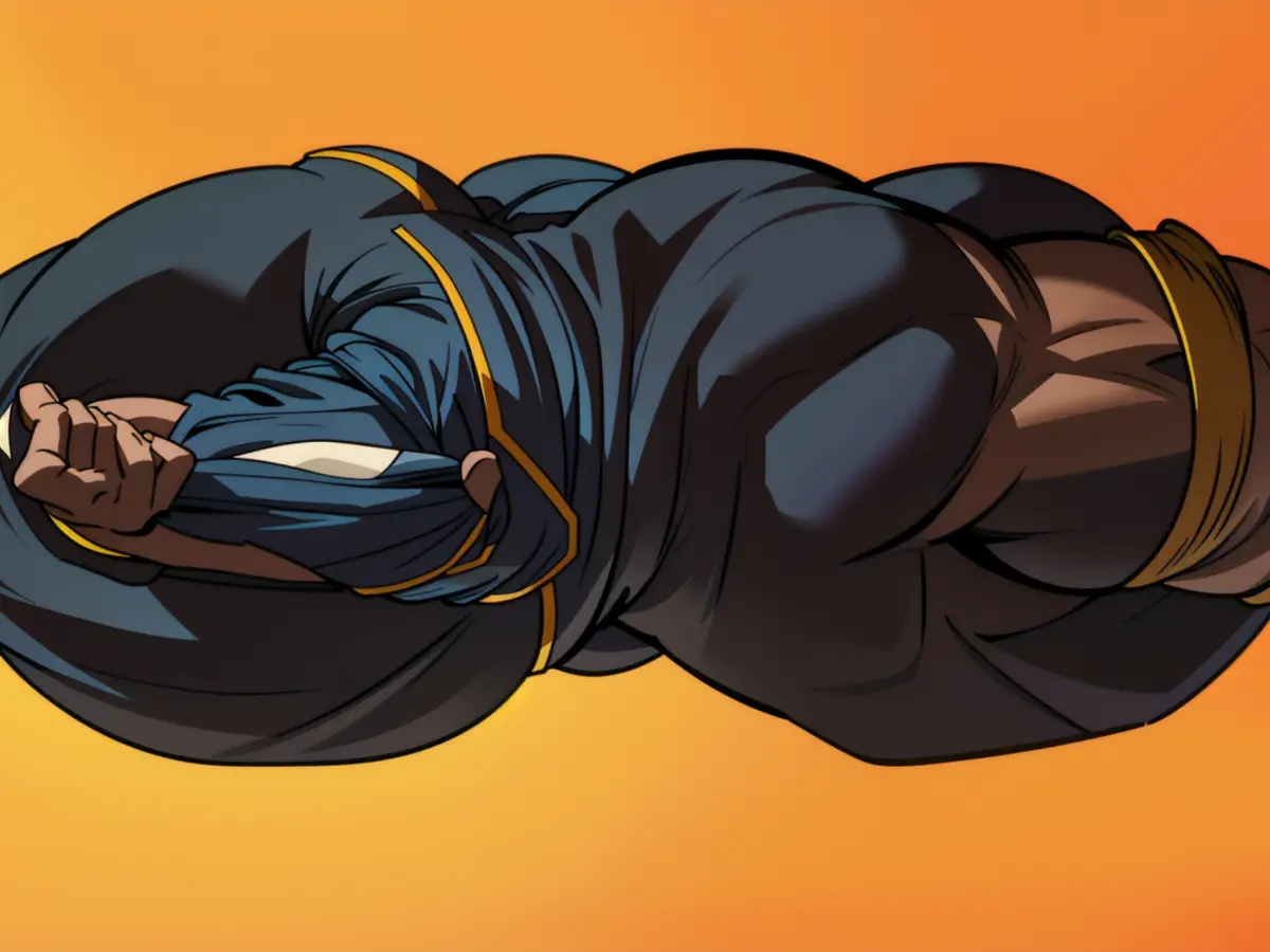 External image showcasing the projected appearance of a sleep mask Image showcasing the exterior perspective of a slumber mask