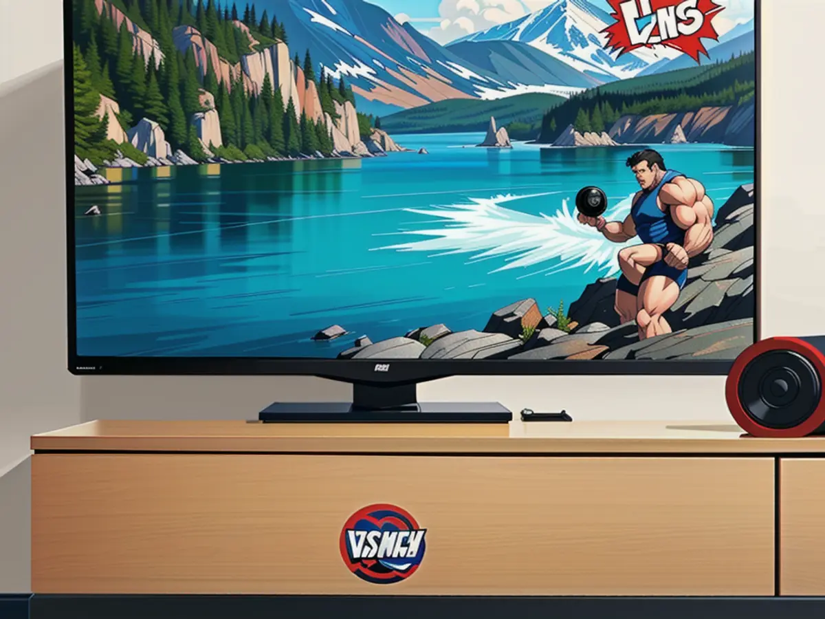 Exhibiting High-Definition 4K Ultra Television Streaming High-definition television broadcast, delivering 4K ultra resolution.