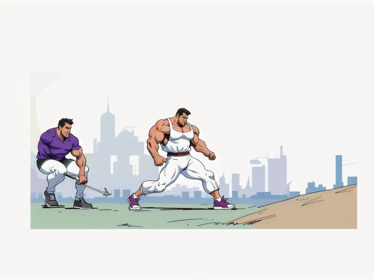 White-purple twilight footwear under scrutiny