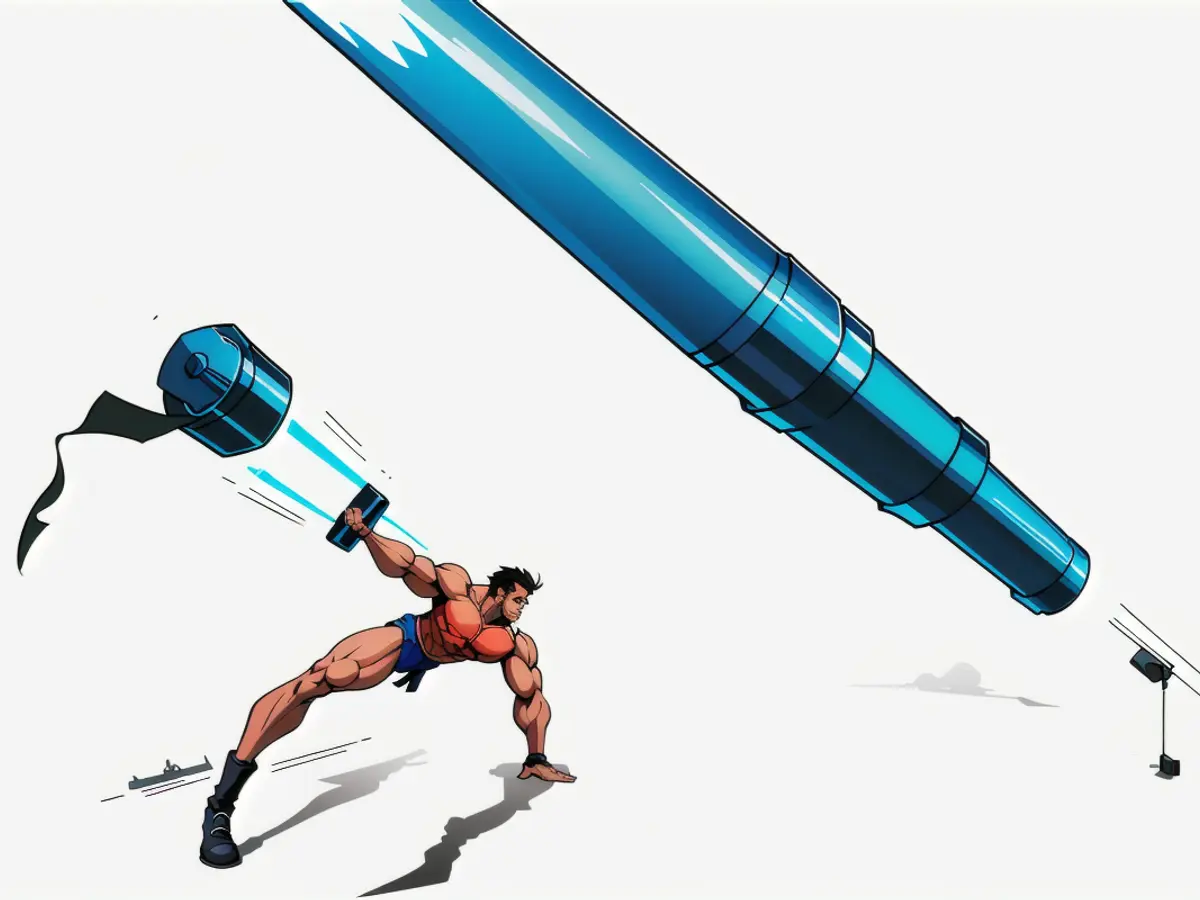 Stick resembling a pen
