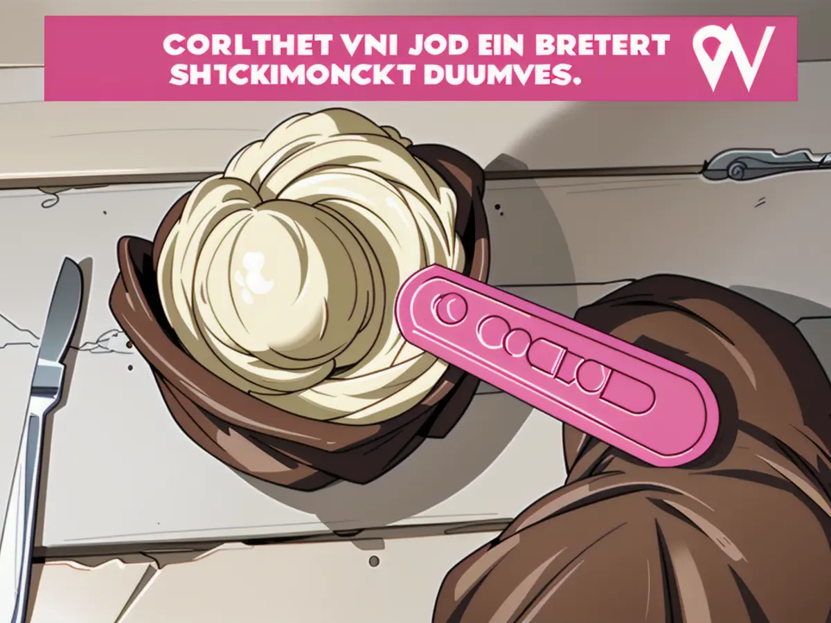 A pink ice cream scoop remarkably slices through frozen dessert, with praise from the reviewer: 