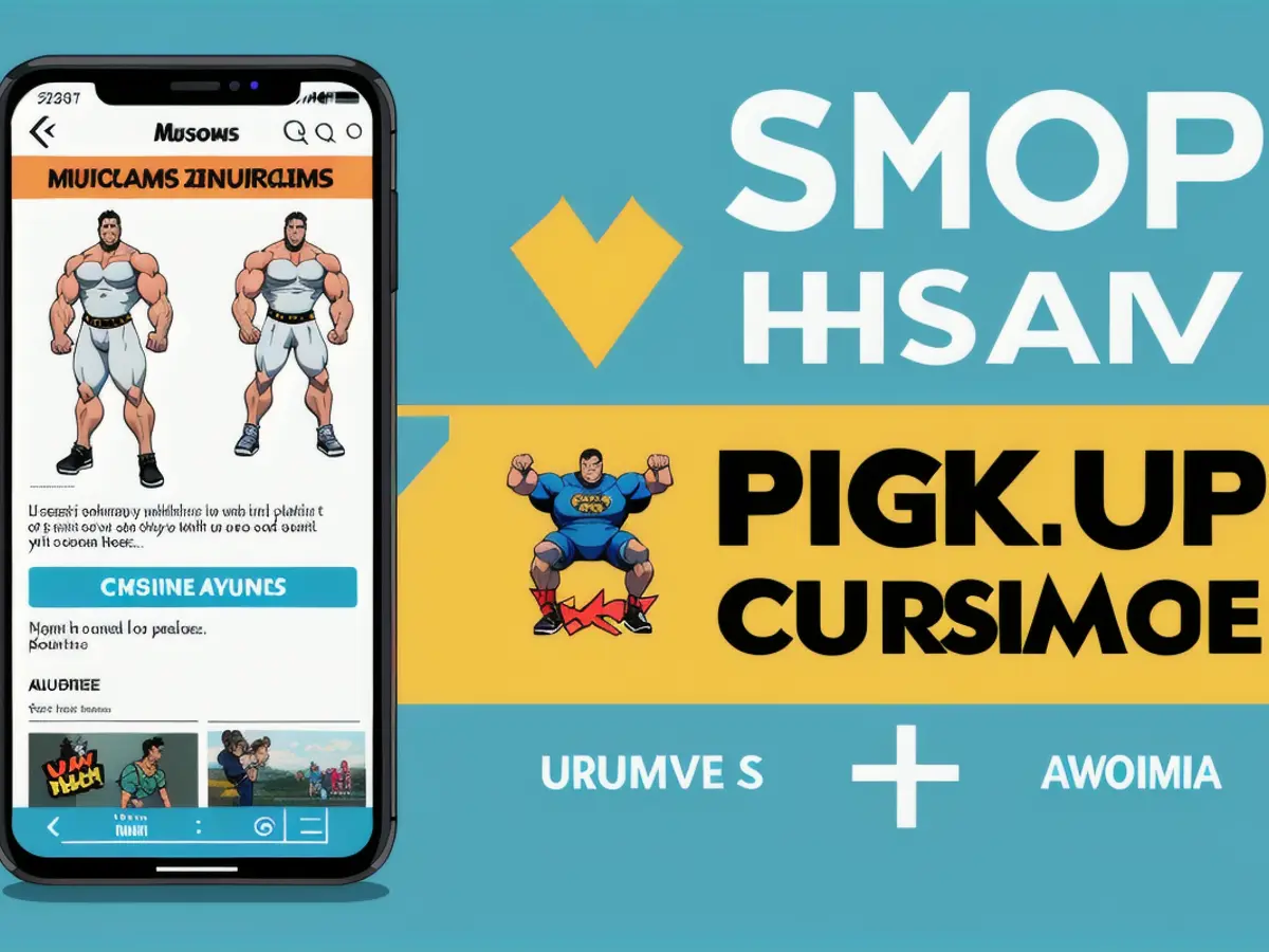 Redrawn ad banner featuring graphics Redrawn Advertisement Strip