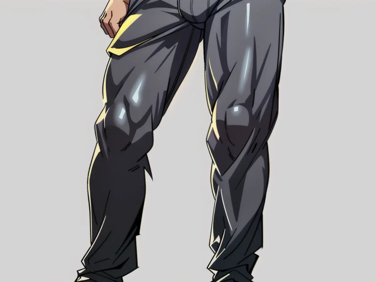Two pair of grey-hued athletic pants Two gray athletic pants