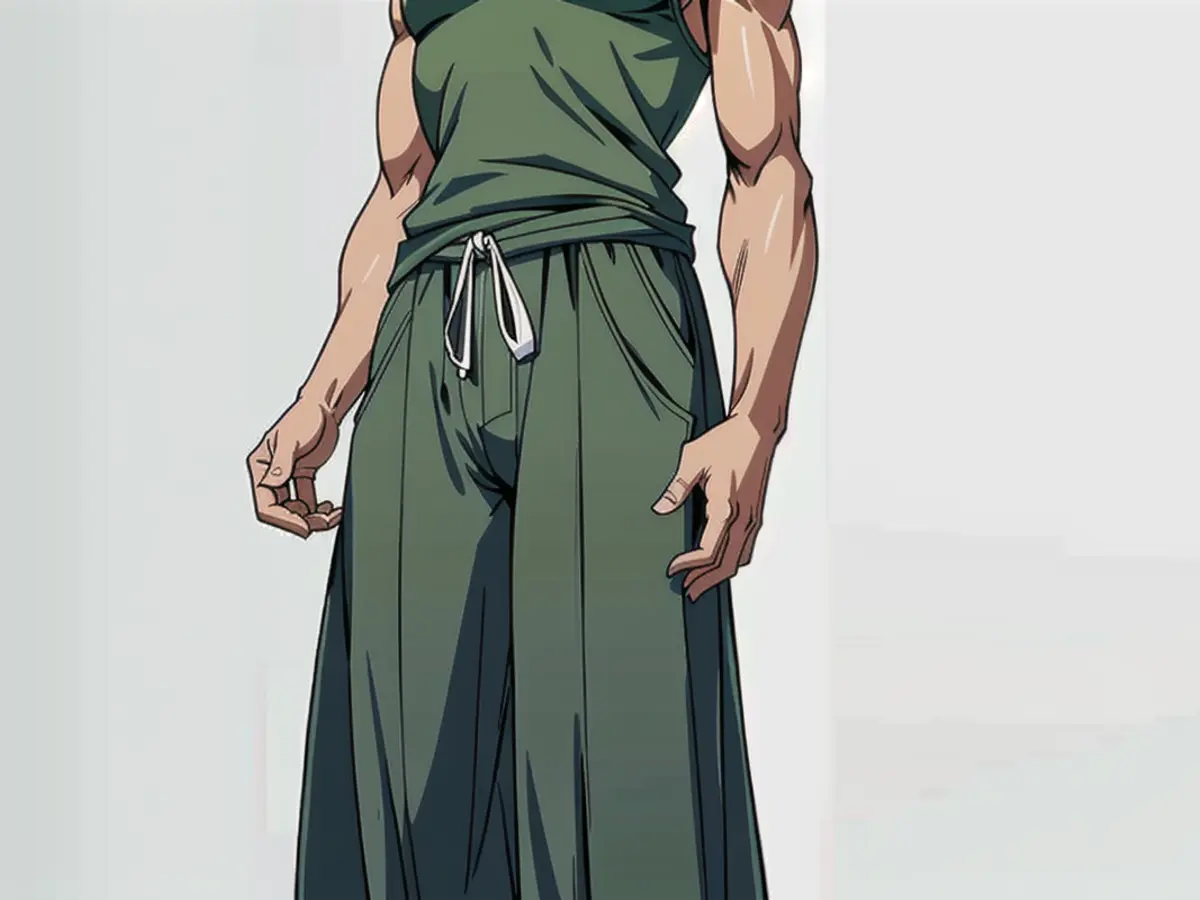 A knit jumpsuit made from olive-colored fabric. A cozy-knit olive outfit featuring a jumpsuit style.