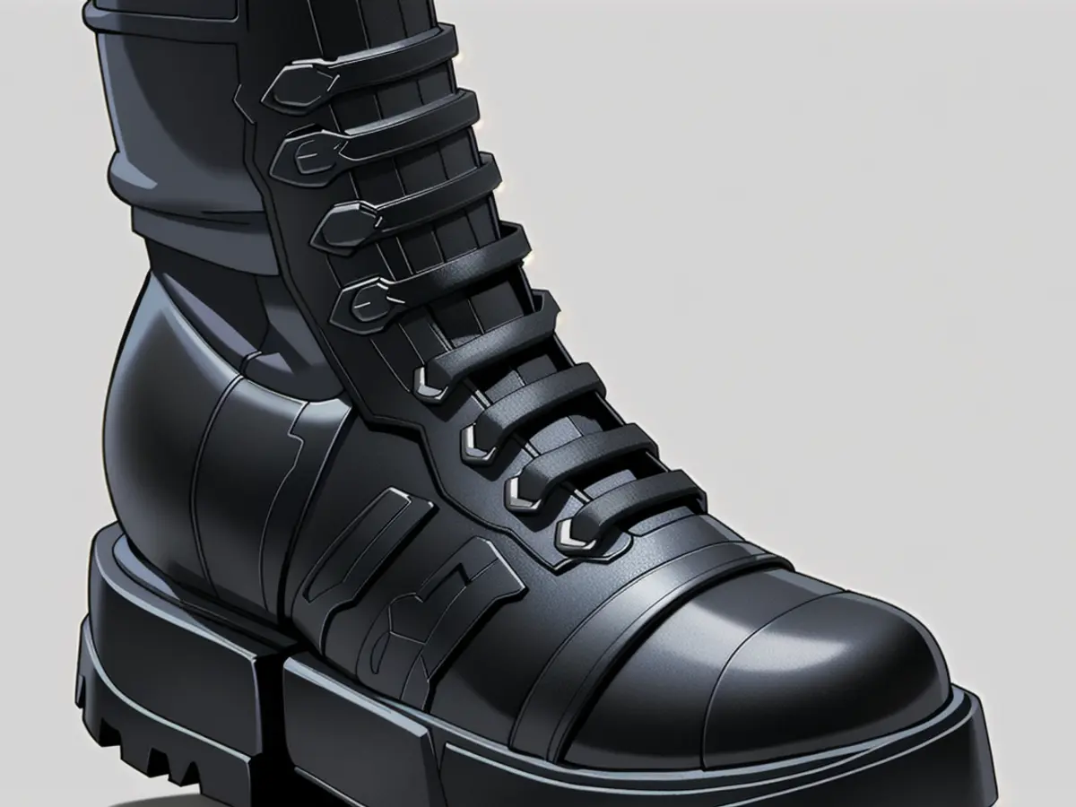 Black battle boots available for purchase Black combat boots available for purchase