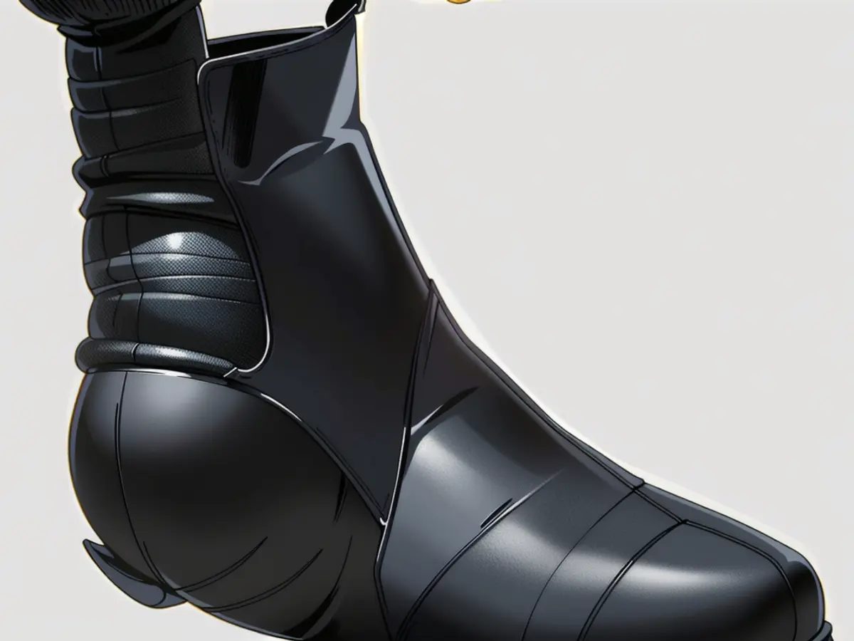 Dark, waterproof rain boots from Chelsea brand Dark rain boots in Chelsea style, black colored