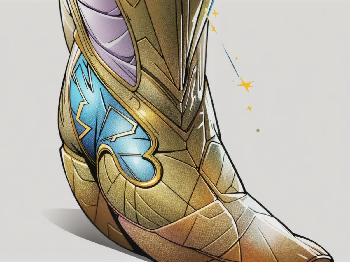 Shimmering boots with a pointed tip for ankles Shimmering boots with a sharp toe endpoint design