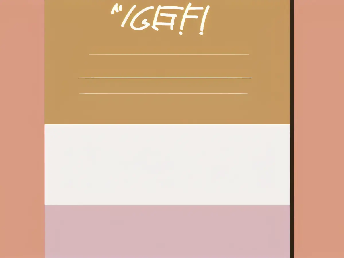 Note page divided into three sections: Top gold section with the phrase Agenda with a gold-capped top title