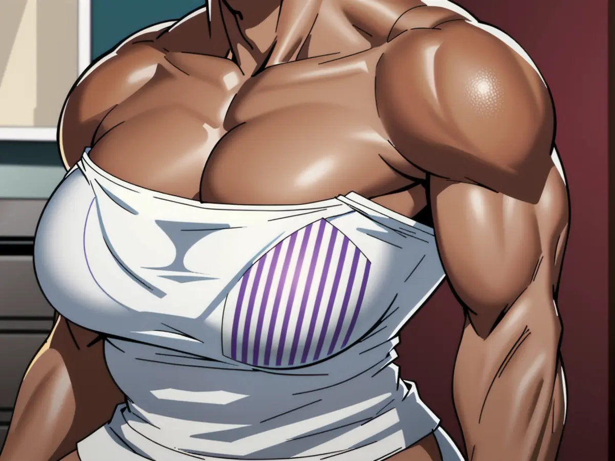 Reviewer sporting a white bra as a camisole under a revealing dress. Reviewer tops a low-cut dress with a white bra, serving as a camisole.