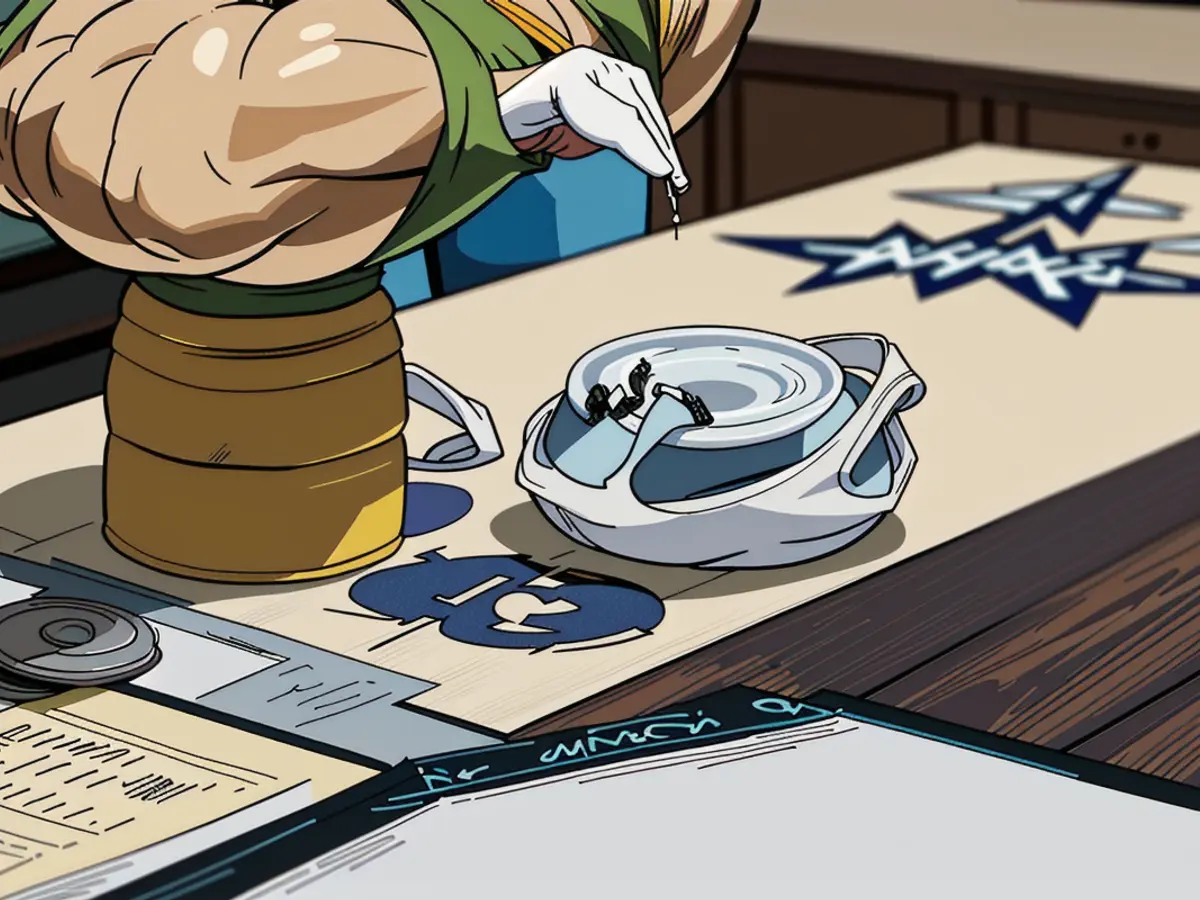 Dinner table bearing a critiqued can in question