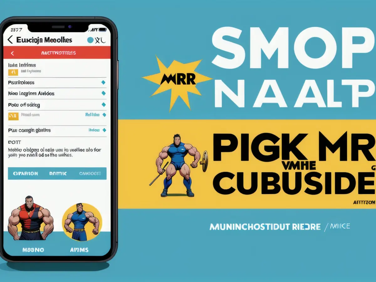 Banner for visually engaging application Redrawn advertisement strip within application interface