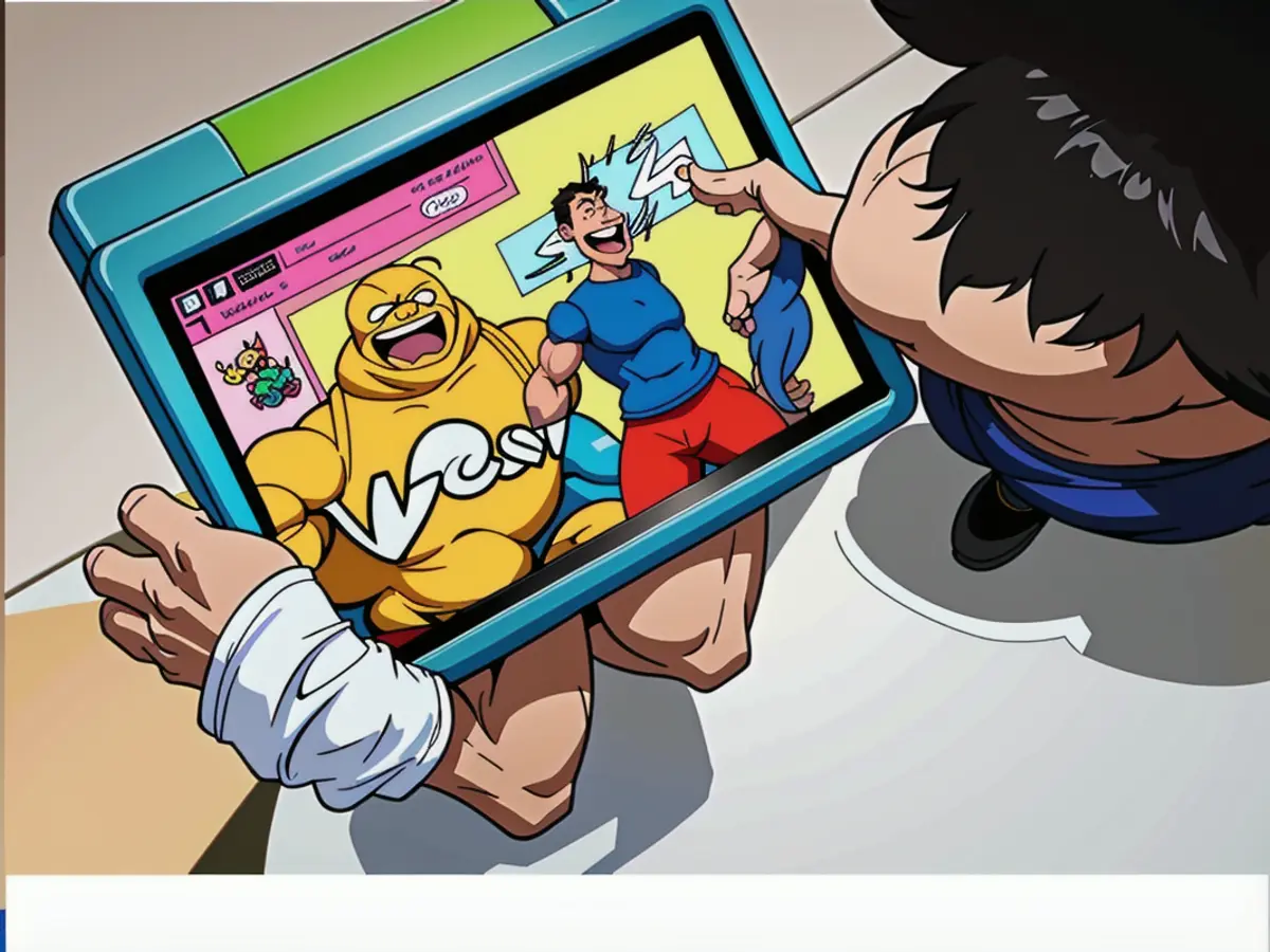 Child engrossed in Sesame Street on digital tablet screen