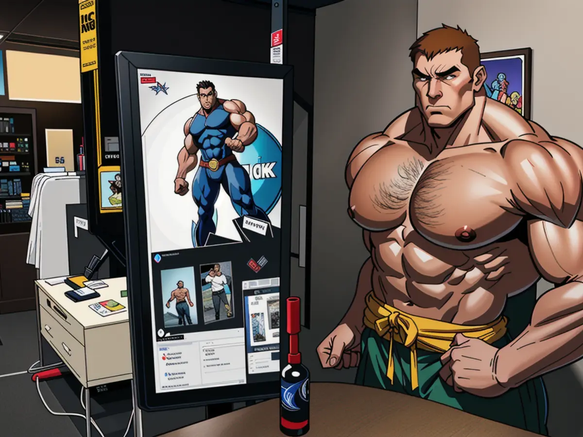 Images of assorted merchandise displayed by the curator Images of displayed items at the organizer's event