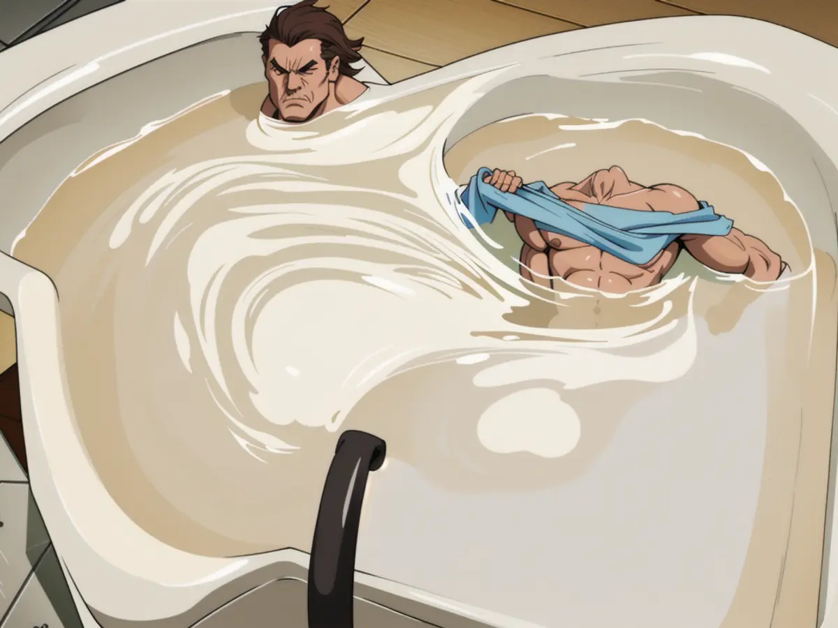Tainted Hot Tub Water: Reviewer's Relaxation Spot Overrun with Muddied, Drained Water from Jets Contaminated Hot Tub Water Filled with Dirty, Brown Water Delivered Straight from the Jets to the Reviewer's Tub.