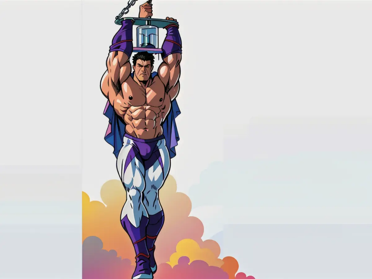 Person posessing merchandise cylinder Marketing representative showcasing tubular item