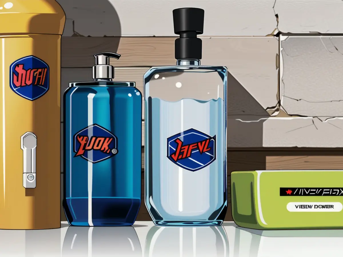 Clear portrayal of soap dispenser images, as captured by the reviewer Image showing clear soap dispensers as assessed by the reviewer