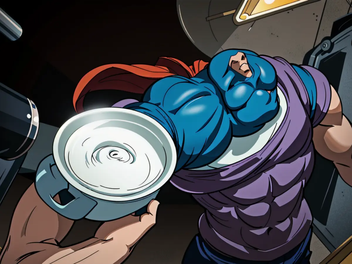 Photo of butter crock in Steel Blue color, as captured by the same reviewer. Photograph of a Steel Blue butter crock, as per the same reviewer's submission.