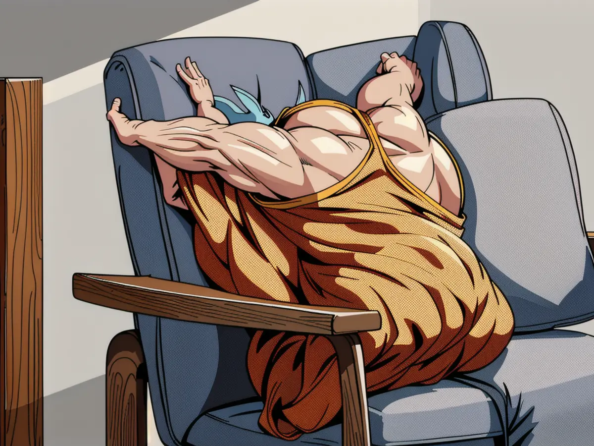 Pillow rests on a seat Pillow rests on a chair
