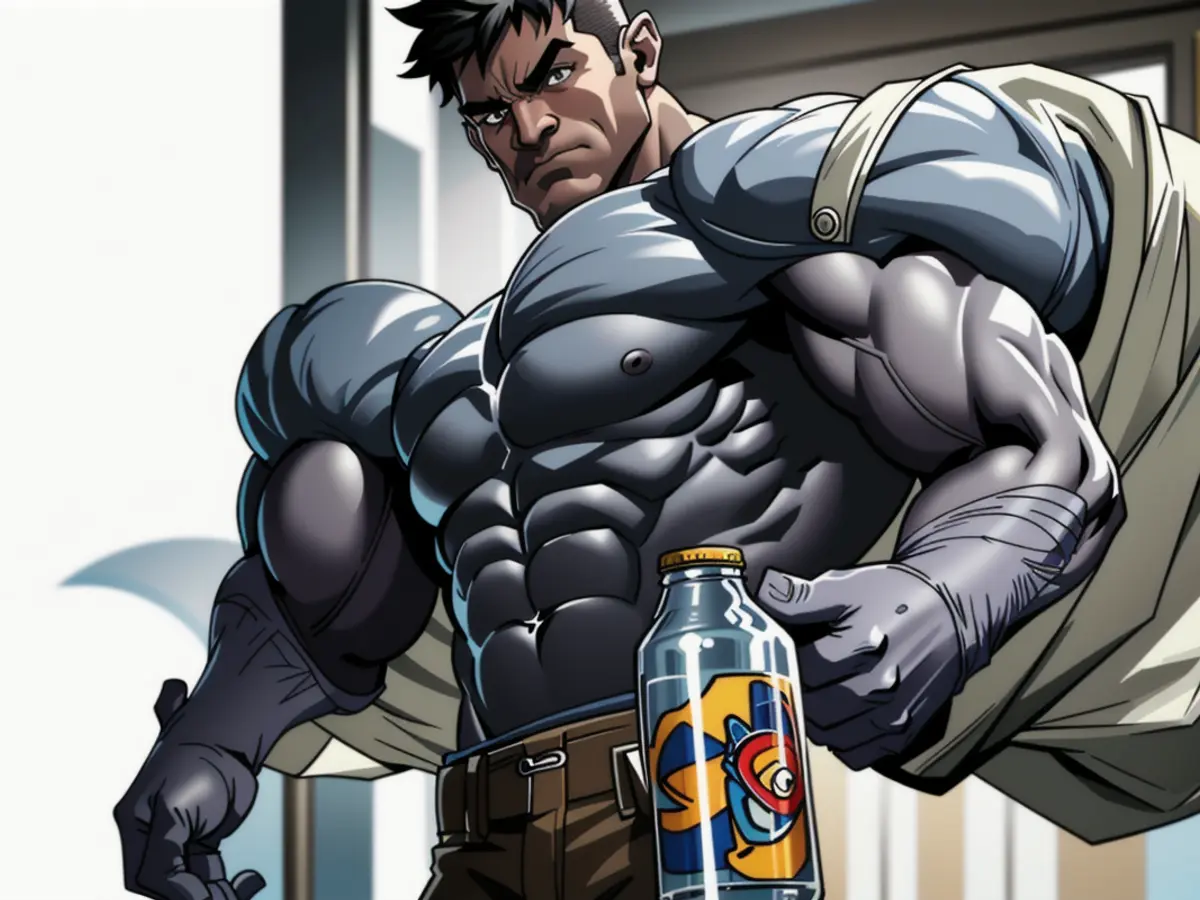 Image showcasing a singular beer container Time-lapse capture of popping open a cold beer bottle swiftly.