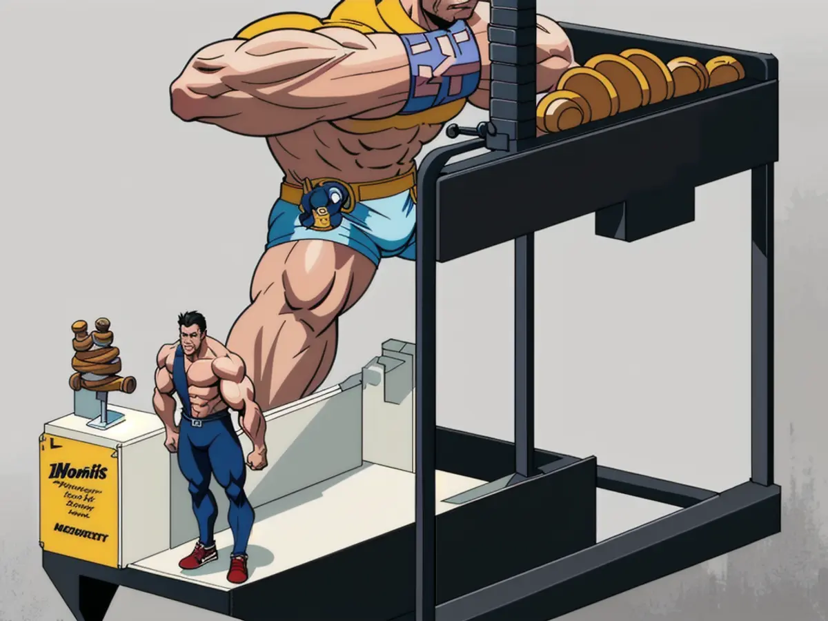 A dual-tier organizer, holding assorted objects on both levels.