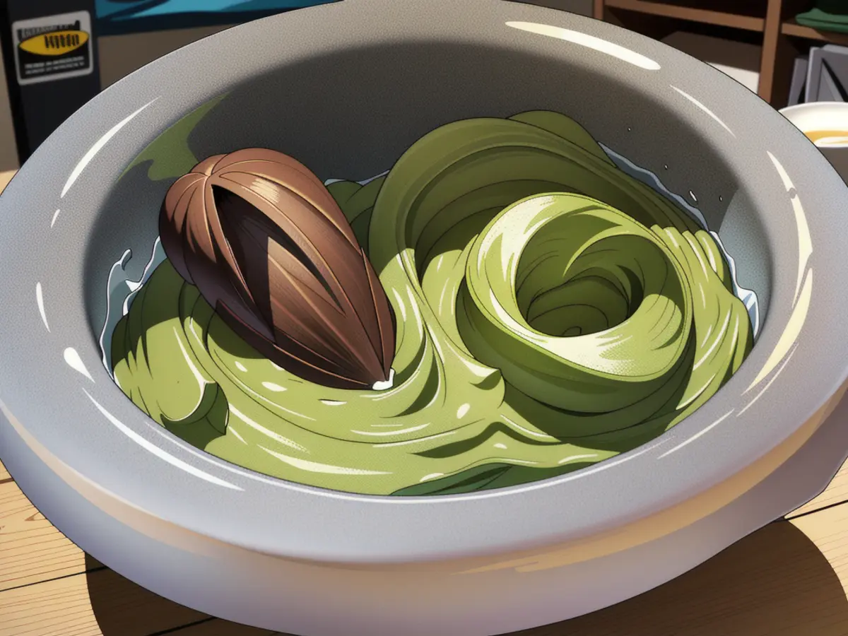 Bowl-arranged guacamole snapshot sighted by reviewer
