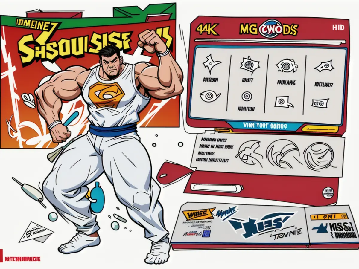 Game setup with tiles, cards, and packaging materials Game set consisting of a board, various chips, cards, and product packaging