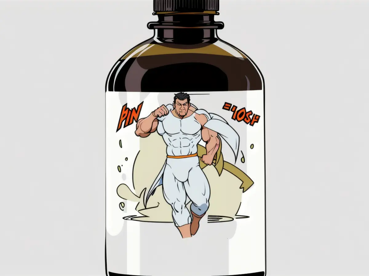 A cosmetic item labeled as Honey and Milk-scented Body Cleanser by Amber Bottle Brand