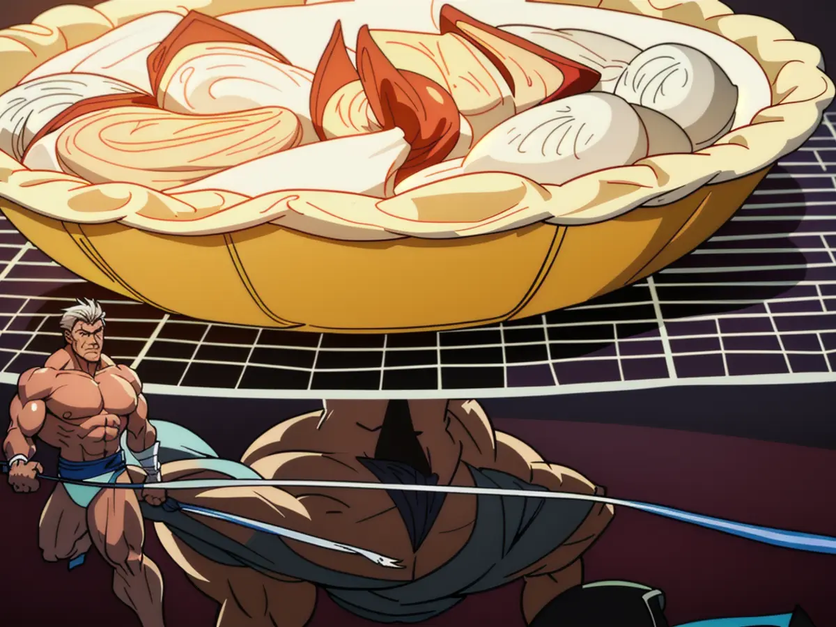 Picture depicting a pastry dish filled with pie Picture of pie displayed in a pie dish by the reviewer