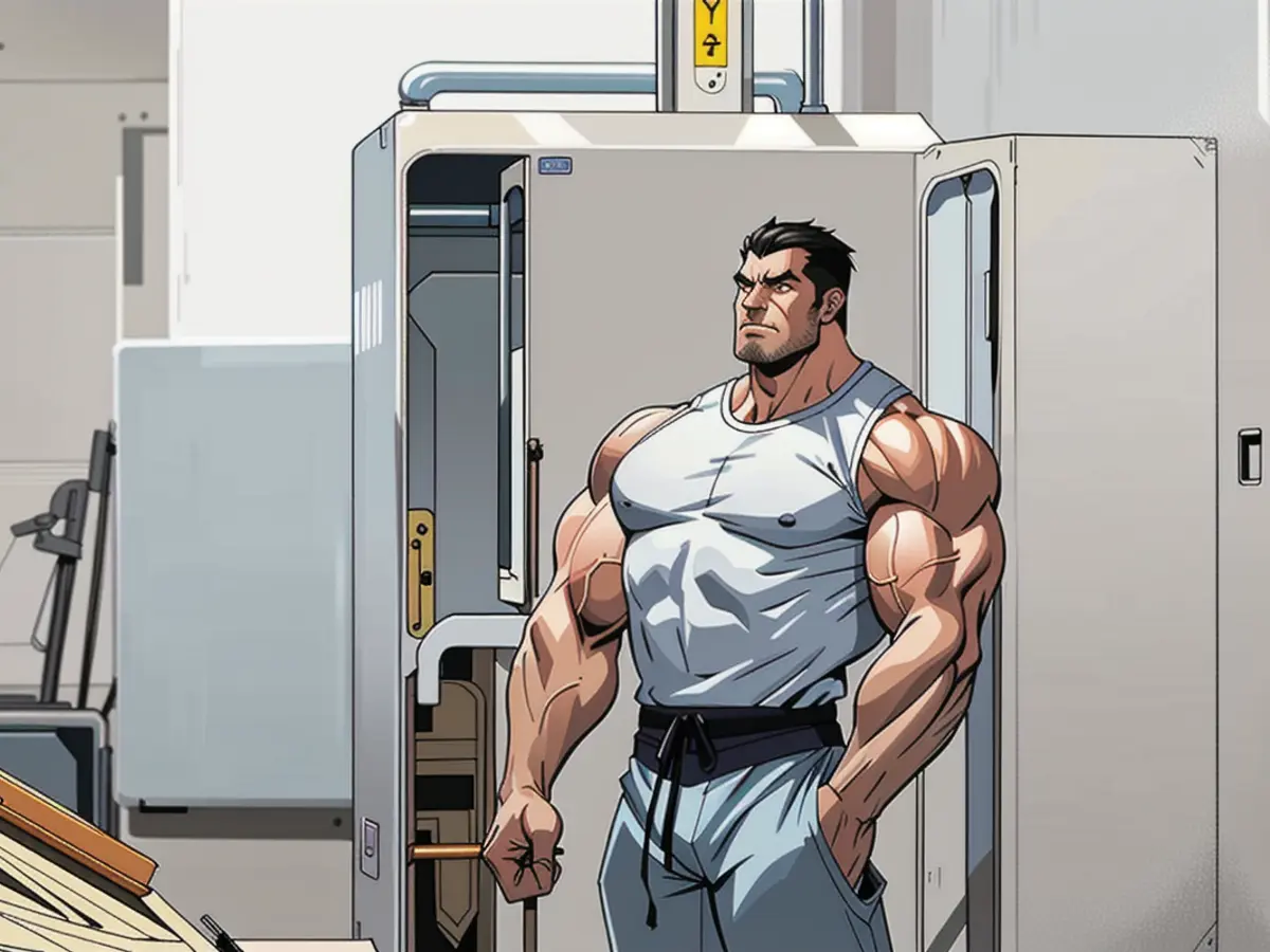 A gray, wheeled vehicle