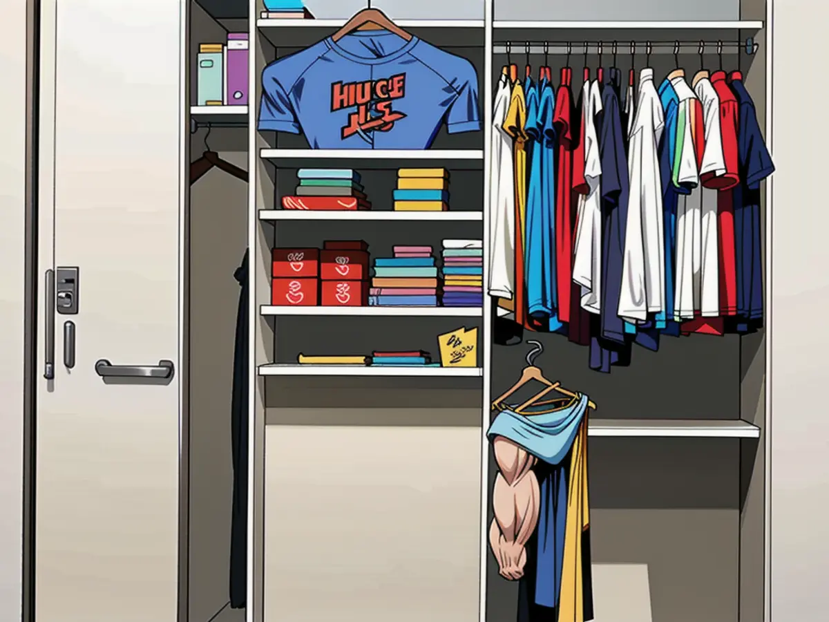 Submitted Image Reveals Design of Custom Closet System Image of custom-built closet organization structure submitted by user
