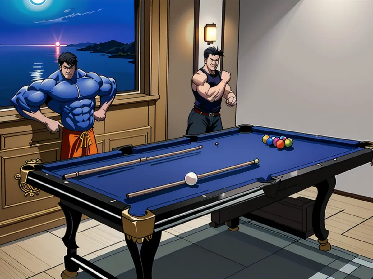 Picture of Pool Table Submitted by Reviewer Pool table image scrutinized by critic