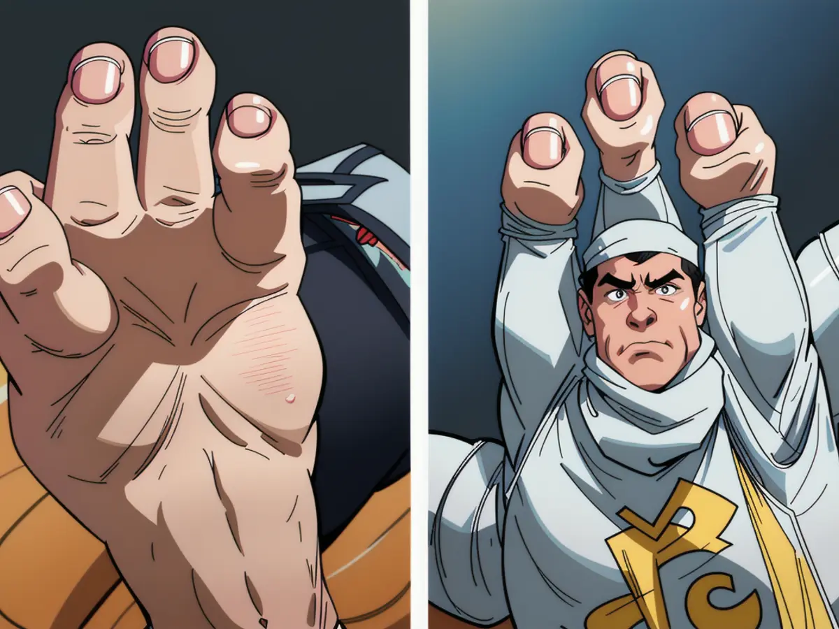 Reviewer sports shorter nails on August 20th; nails appear somewhat longer on October 16th