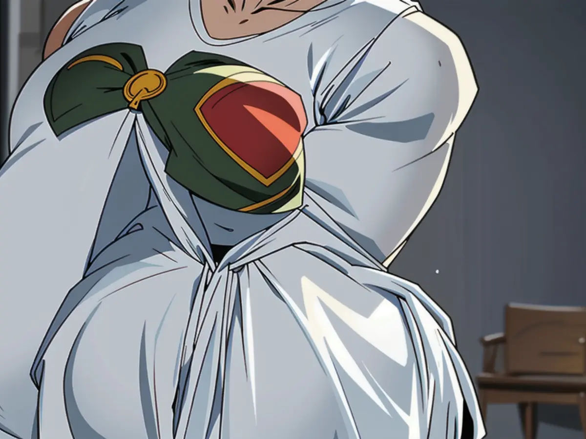 Statue of woman, adorned in white attire. Statue of a woman adorned in white attire.
