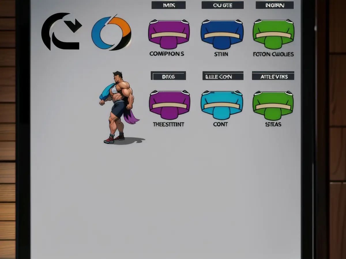 App demonstrating user's screen activity Smartphone exhibiting application activity details