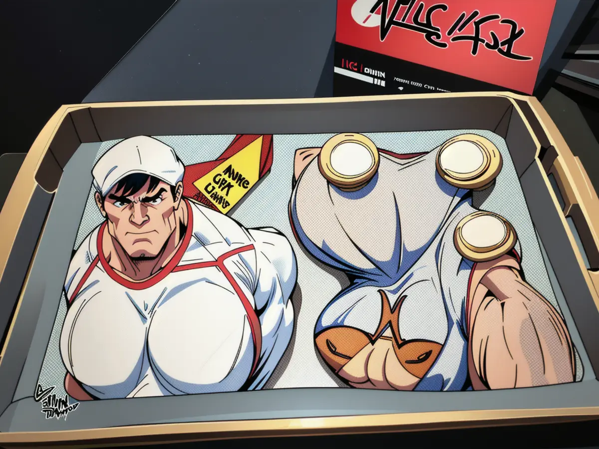 Image showing a reviewer with a sheet containing cookies placed on it. Image of reviewer featuring a sheet adorned with cookies