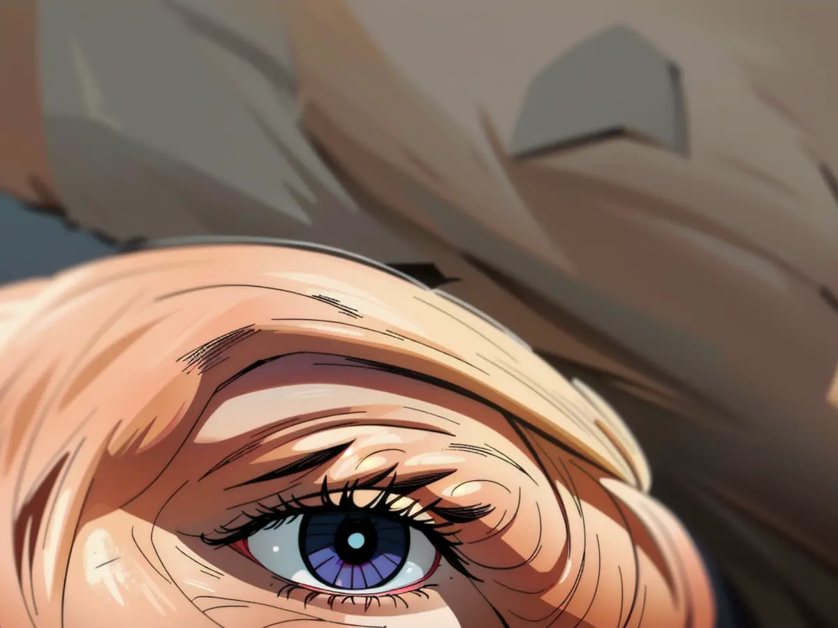 Critic showcases tangle-free eyelash appearance A critic displaying their tangles-free eyelashes
