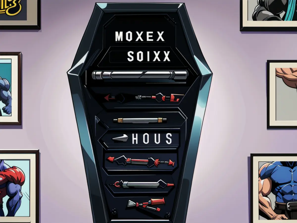 Coffin-shaped letter board featured in reviewer's critique