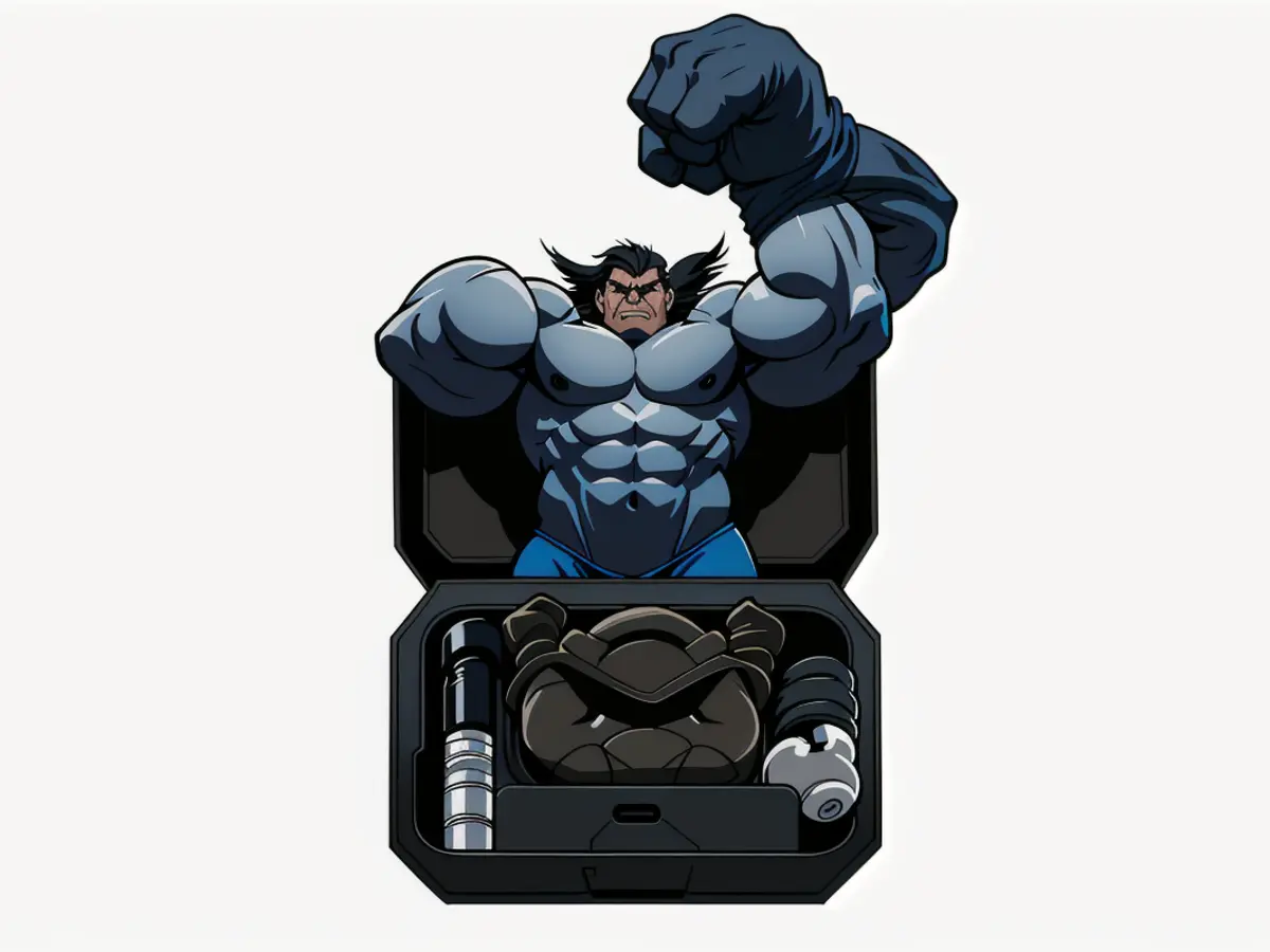 Sony's Gray Earbuds Housed Inside a Protective Case Sony's Gray Earbuds Enclosed in a Protective Case