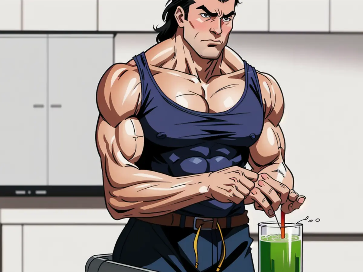 Individual disassembling the mixed beverage blend Individual dismantling a mixed beverage using a screwdriver