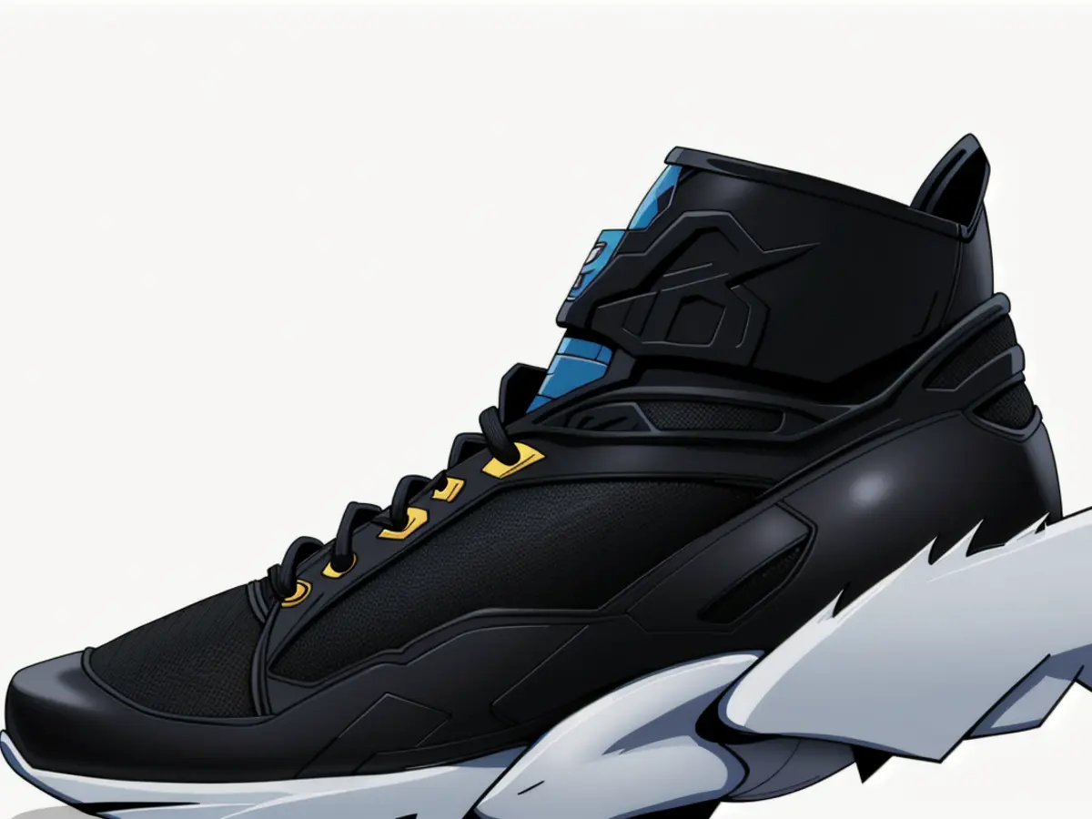 Black-hued footwear under scrutiny Black-hued footwear under scrutiny