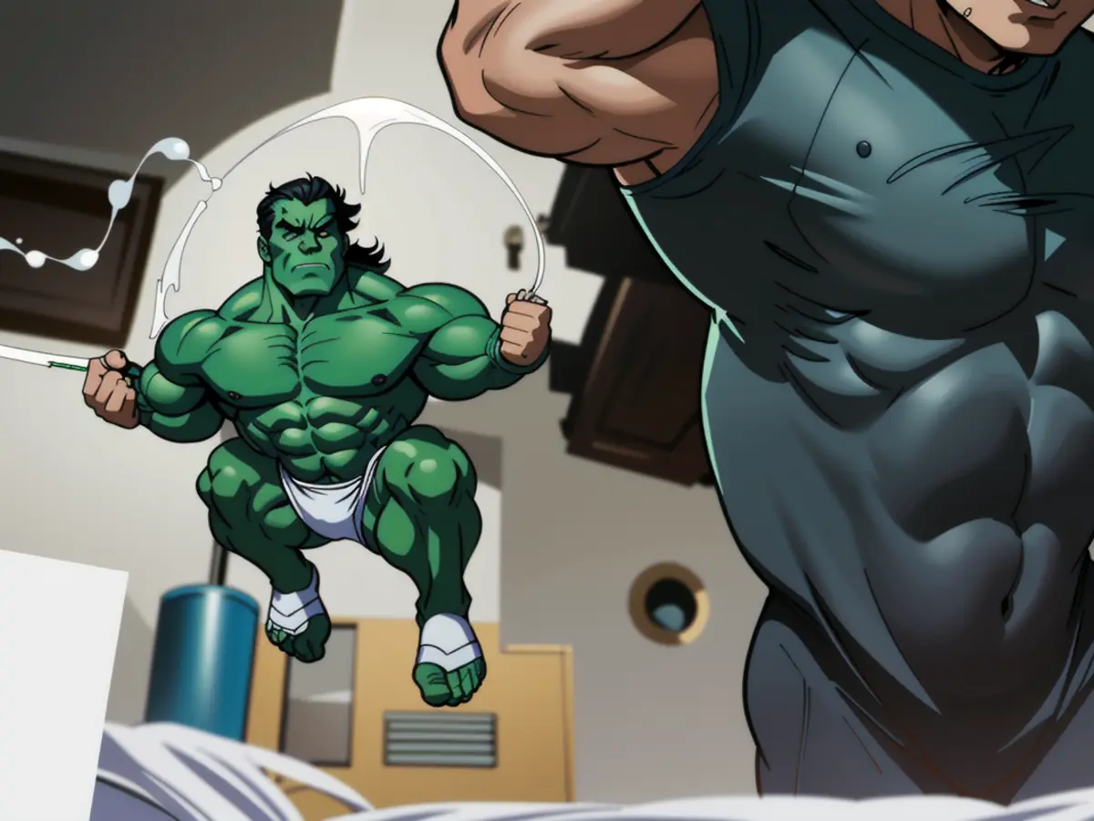 Image shows a 3D-printed green ogre figure with toothpaste emerging from its rear end.