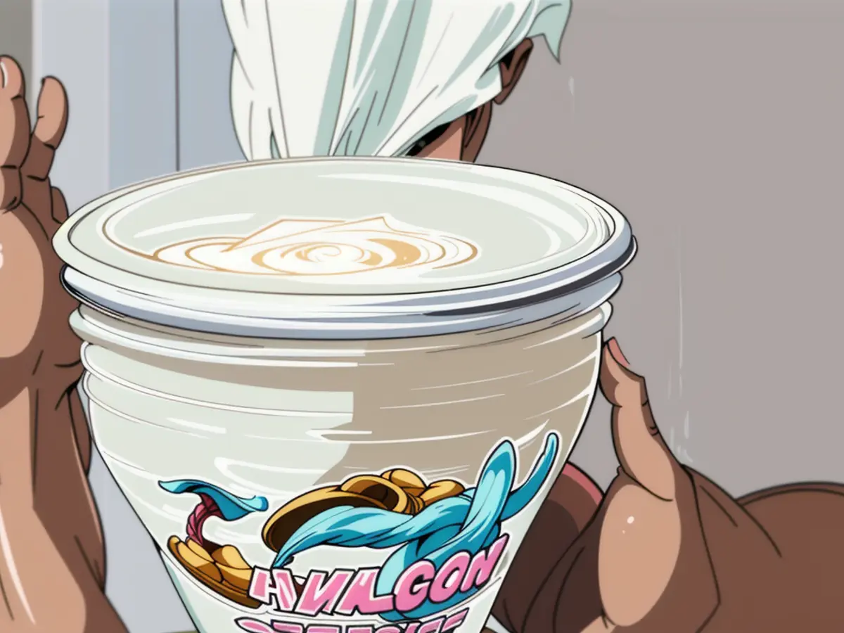 Shower Frosting with Tea-Flavor Akin to Three Wishes Jar